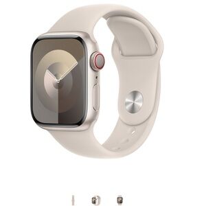 NEW Apple Sport Band - Starlight 41MM S/M